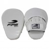 Par de Manillas o Manoplas Curvas de PVC Color Blanco